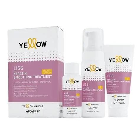 YELLOW LISS KERATINSMOOTHING  KIT